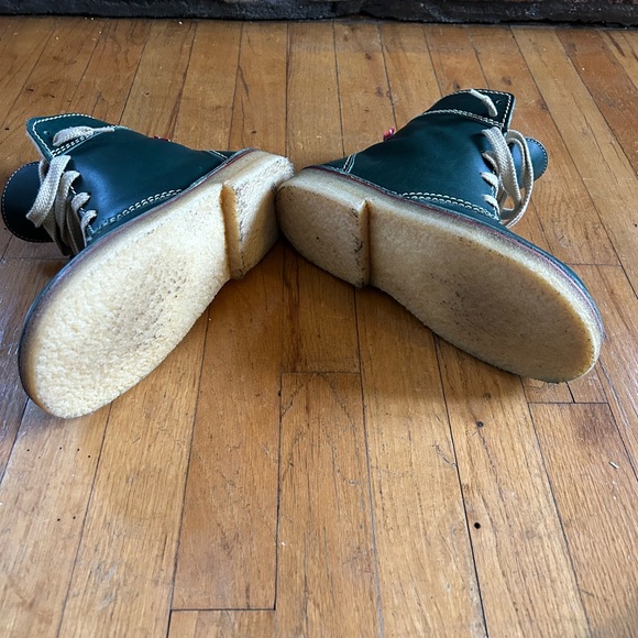 Duckfeet Wool-Lined ODENSE GREEN boots size 38 - Picture 7 of 9